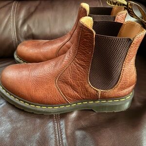 Dr. Martens Chestnut Leather Ankle Boots